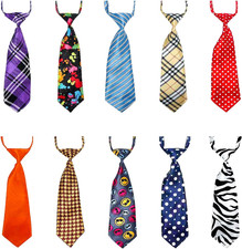 Dog Ties for Large Dogs, Pet Neck Tie, with Adjustable Collar, Bulk Bow Ties Bow