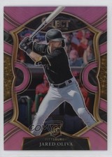 2021 Panini Select Concourse Pink Prizm 2/10 Jared Oliva #77 02kz