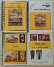 Biblioplan Year 1 Ancients Bundle: Lesson Plans Family Guide, Craft Book, Etc