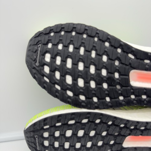 Adidas UltraBoost 20 Signal Green/Glory Blue/Grey FX0899 Size 11.5 Running Shoes - Picture 13 of 16