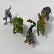 Jurassic World Dinosaur Mini Figure Lot of 5 Triceratops Stegosaurus Indominus