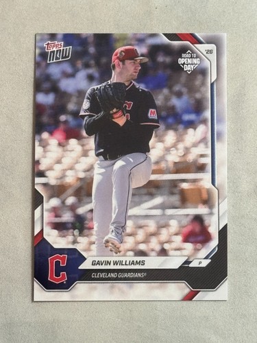 2026 Topps Now Road to Opening Day Cleveland Guardians #OD-69 Gavin Wi