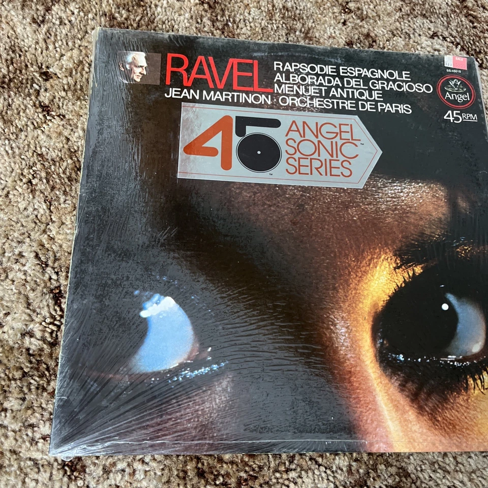 RAVEL - MARTINON, Paris - ANGEL SONIC SERIES 45-RPM QUAD ST LP IN SHRINK - Image 2 of 4