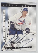 1994-95 Upper Deck Be a Player Signatures Bill Berg #57 Auto 2a2