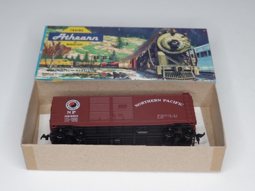 Accurail HO Escala 1:87 Northern Pacific #38360 NP 40' Doble Puerta Caja Coche Marrón | Zustand: Used