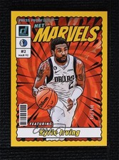 2023-24 Panini Donruss Net Marvels Gold Press Proof 10/10 Kyrie Irving #6 08o9