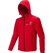 Alpinestars Racer MX Fleece Hoodie - Bright Red - Medium 3800125-3010-M