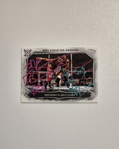 2015 Topps WWE  Shawn Michaels Triple H Auto Card # CEM-17  📈🔥