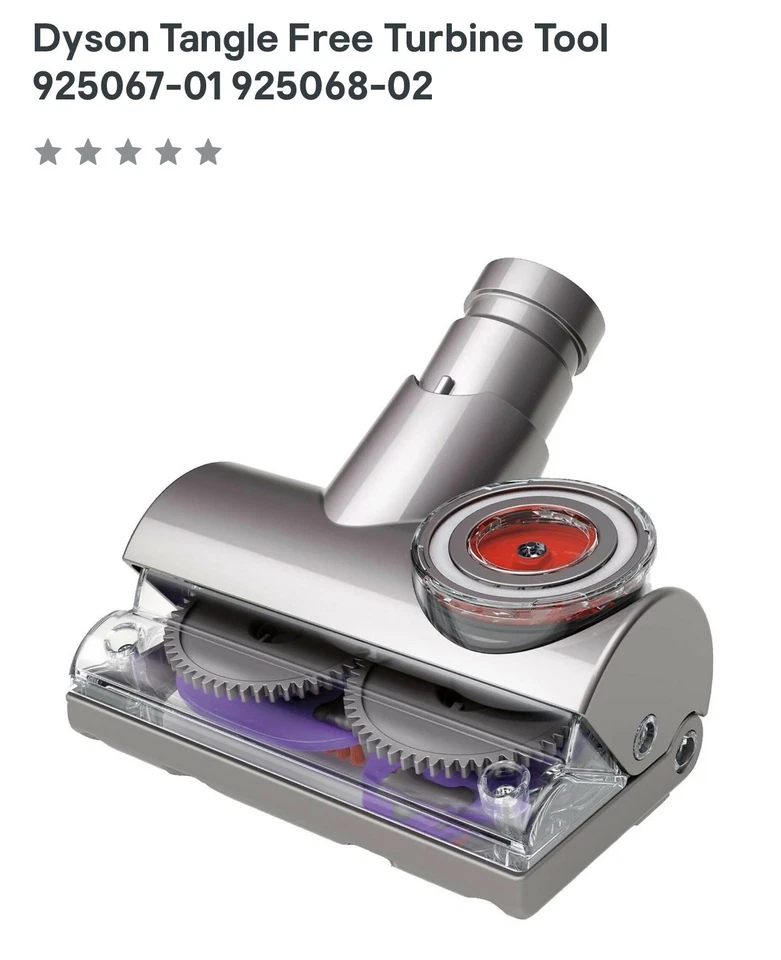 DYSON Tangle Free Turbine Tool Vacuum Hoover Cleaner Mini Brush Head Pet Hair, photo 2 of 4