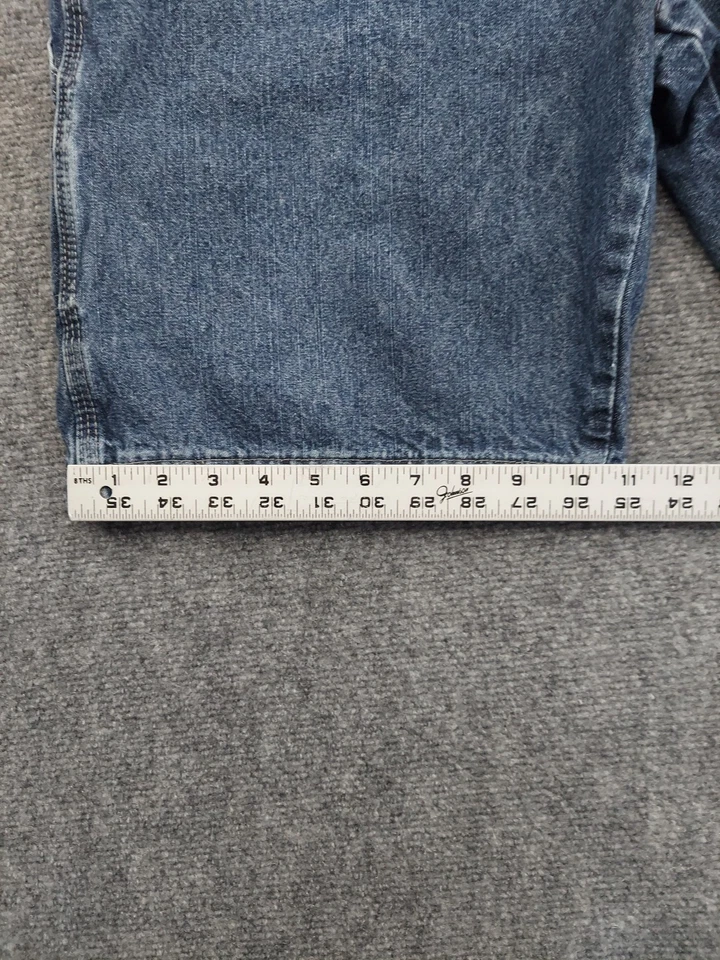 Pantalones Cortos Carga Wrangler Para Hombres 34 Azul Carpintero Utilidad Denim Ropa de Trabajo Exterior Foto 4 de 4