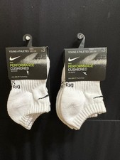 Nike Kids' 6-Pairs Young Athletes No-Show Socks Sz:5/6 7466 New B1 A34T 