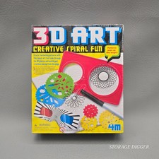 NEW 2013 4M 3D Art Creative Spiral Fun Tool Set Spirograph China