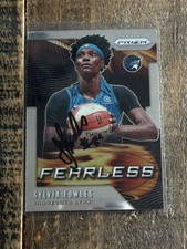 2020 Panini WNBA Prizm Sylvia Fowles #17 Fearless Signed IP Autograph Lynx