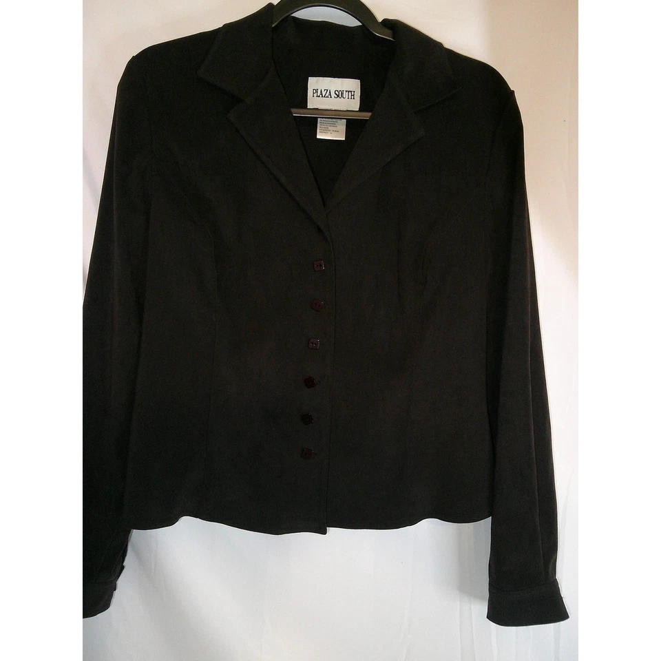 Conjunto Traje Falda Marrón PLAZA SOUTH Carrera Profesional Mujer Talla 10 Foto 3 de 4