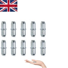 Versatile 10-Pack Stainless Steel Shelf Supports - 15mm Pin Design for Stability