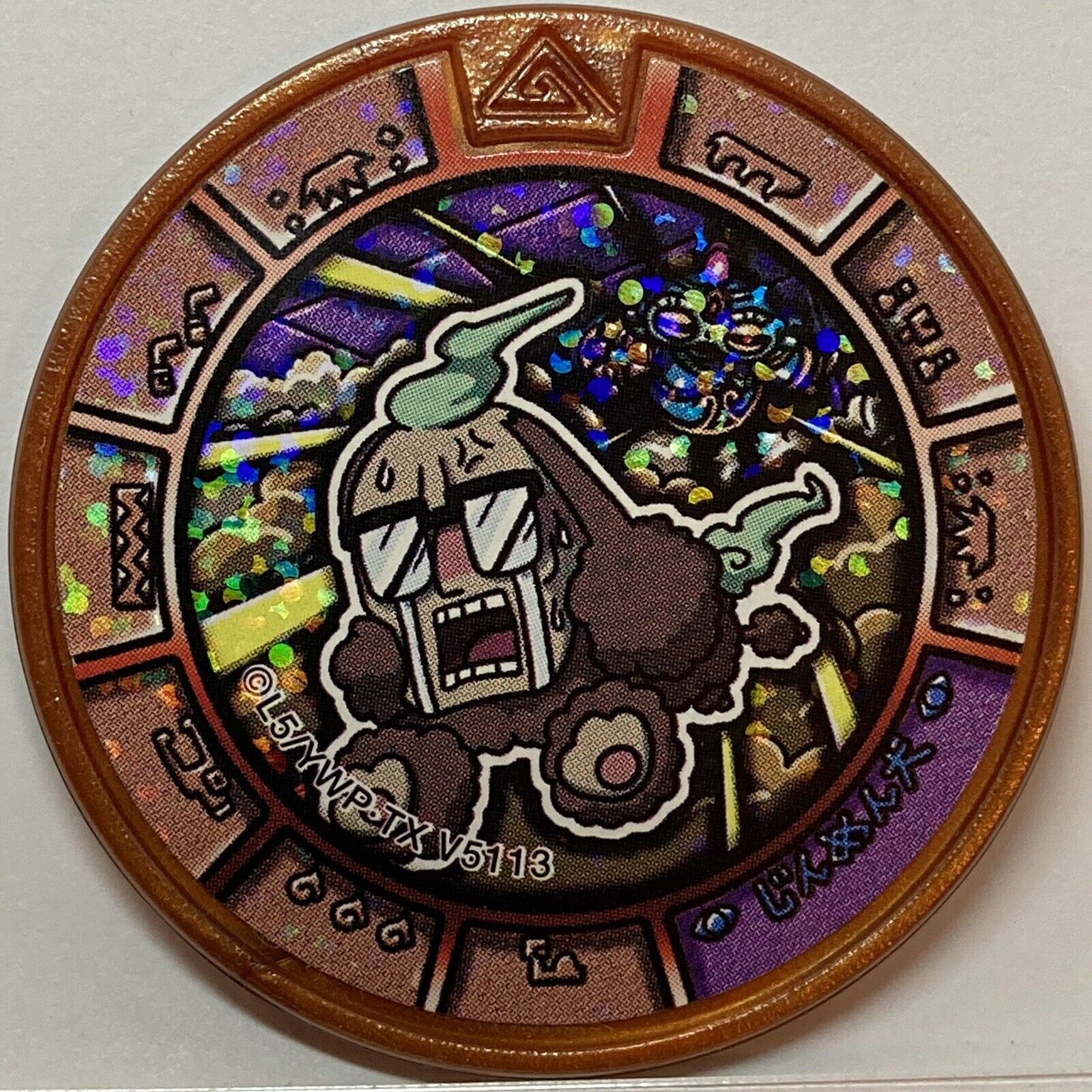 YoKai Watch Kyubi Gold Rank Medals Yo-kai Treasure Medal