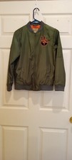 Roebuck & Co. Varsity Jacket Kids Large L 10-12 Brown Kids
