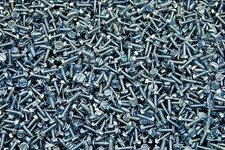 (2500) Slotted Hex Washer 6 x 1/2 Sheet Metal Screw Type A Zinc SMS