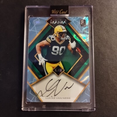 #2/3 Lukas Van Ness SSP Rookie Auto 2023 Wild Card MANIA Packers