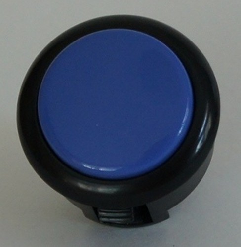 Japan Sanwa Buttons Mix Black Dark Blue x 8 pcs Arcade Video Game Part OBSF-30 - Picture 2 of 3