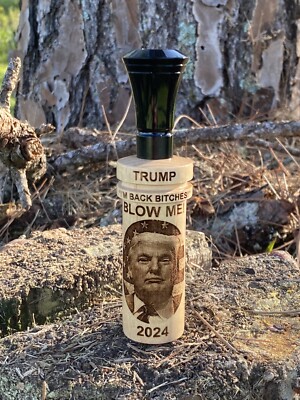 Trump  I m back  Custom Maple Duck Call with Echo Double Reed Insert