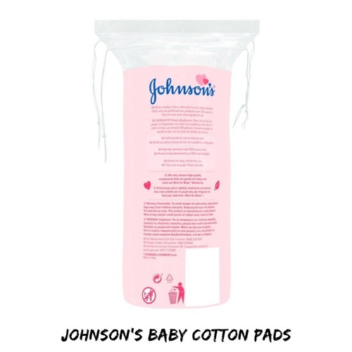 Johnson's Baby Cotton Pads 12 Pieces 600 Pads for sale online eBay