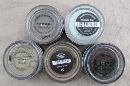 ⚘️BARE MINERALS Lot of 5 Loose Mineral Eye Color/Eyeshadows Earth Tones HTF/RARE
