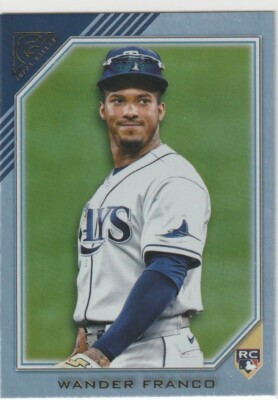 2022 Topps Gallery Rainbow Foil #55 Wander Franco RC Tampa Bay Rays