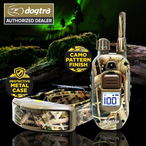 Dogtra 1900X Camouflage Dog Trainer Remote E-Collar 3/4 mi, Tone & XPP Vibration - Picture 2 of 24