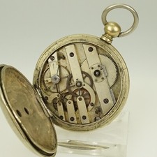 Rare Antique Pocket Watch Men's no fusee duplex chronometer repeater RAR