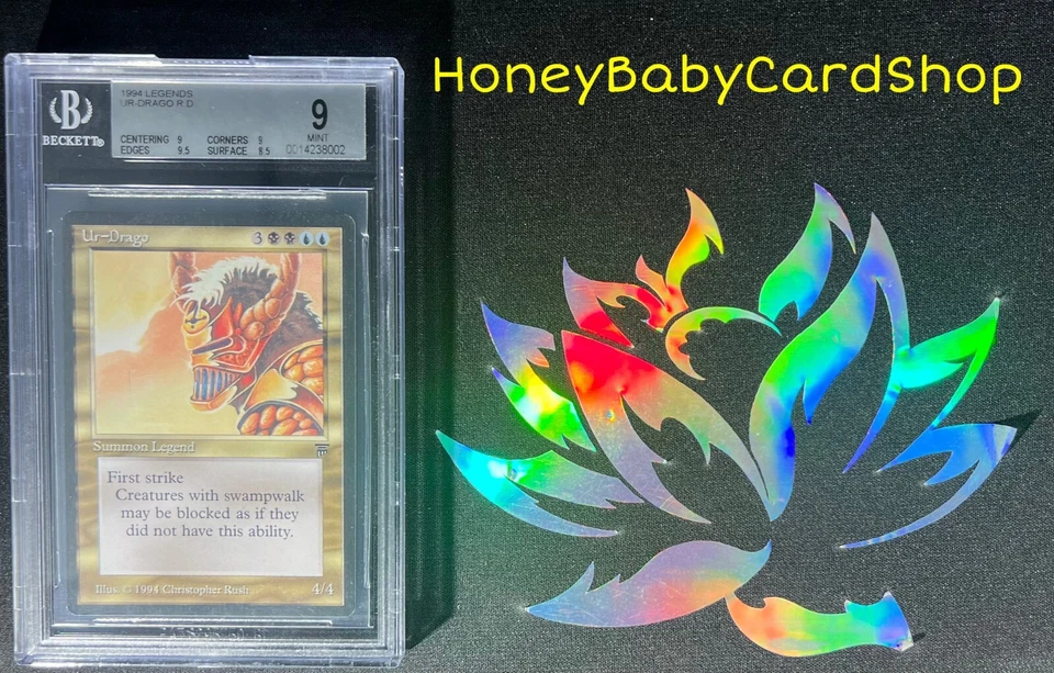 MTG Legends 1994 Ur-Drago BGS 9.0 MINT Old School 93/94 - Image 4 of 4