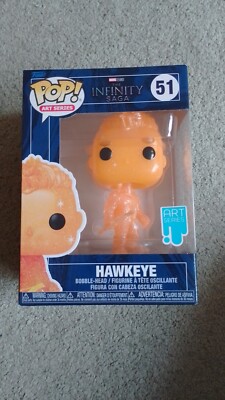 #51 Pop! Art Series Marvel's Infinity Saga Hawkeye Funko Pop Wackelkopf Figur