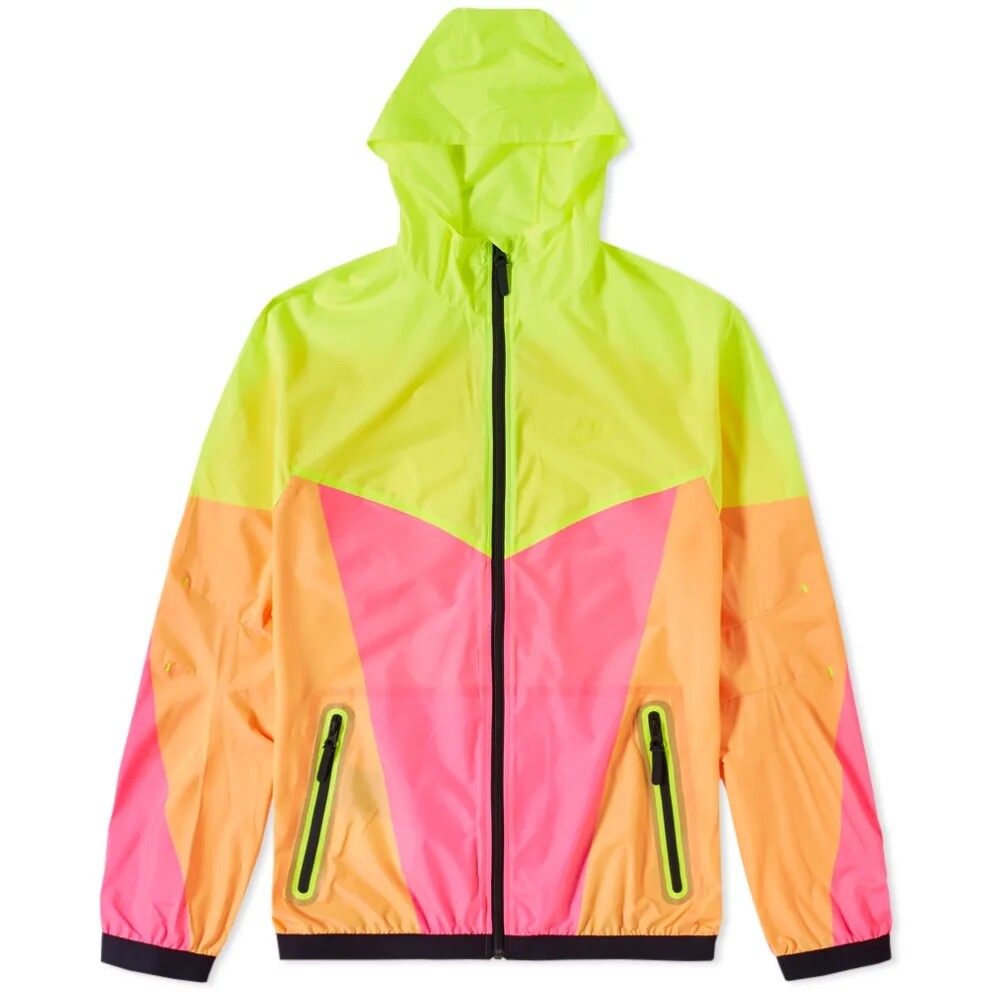 SU16 NikeLab Kim Jones Collab Wmns Neon Hooded Windrunner Jacket - 90's Y2K vibe | eBay