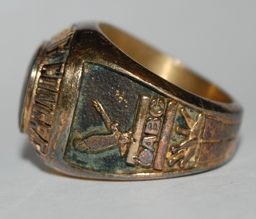 STERLING American Bowling Congress CENTENNIAL ABC 1895-1995 Ring Größe 7 18 mm breit - Bild 3 von 3