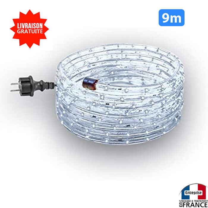 Guirlande LED blanche 9m étanche pour éclairer un camion magasin