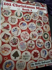 Leisure Arts Cross Stitch 101 Christmas Minis, Book 2 Leaflet 2535