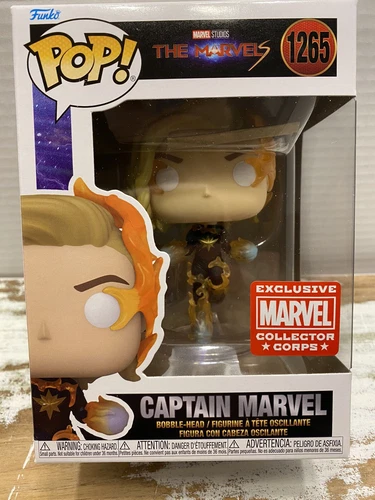 Funko Pop! The Marvels – Captain Marvel #1265 [Marvel Collector Corps]