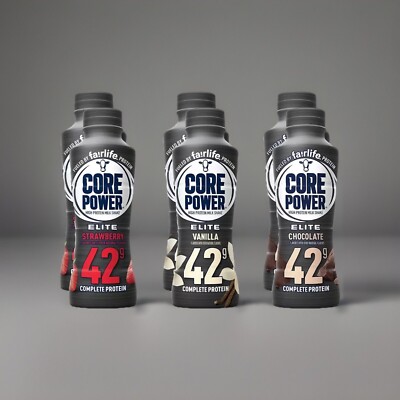Fairlife Core Power Elite 42g High Protein Milk Shakes Variety Pack 6 count