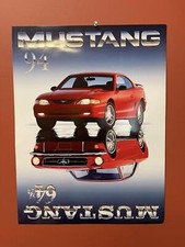 1964 1994 Mustang Poster