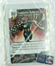 Marvel Dice Masters AVX Avengers X-Men CAPTAIN AMERICA Set of 2 Cards 2 Dice