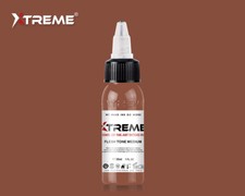 FLESH TONE MEDIUM Brown Xtreme Ink Bright Solid Color Tattoo Pigment Made in USA