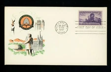 US FDC #950 Americover M-6 1947 Salt Lake City UT Utah Settlement 1st Cachet