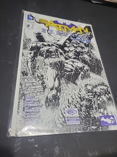 Batman Eternal (DC 2014) #1 Jason Fabok WonderCon Anaheim B&W Variant - Picture 1 of 14