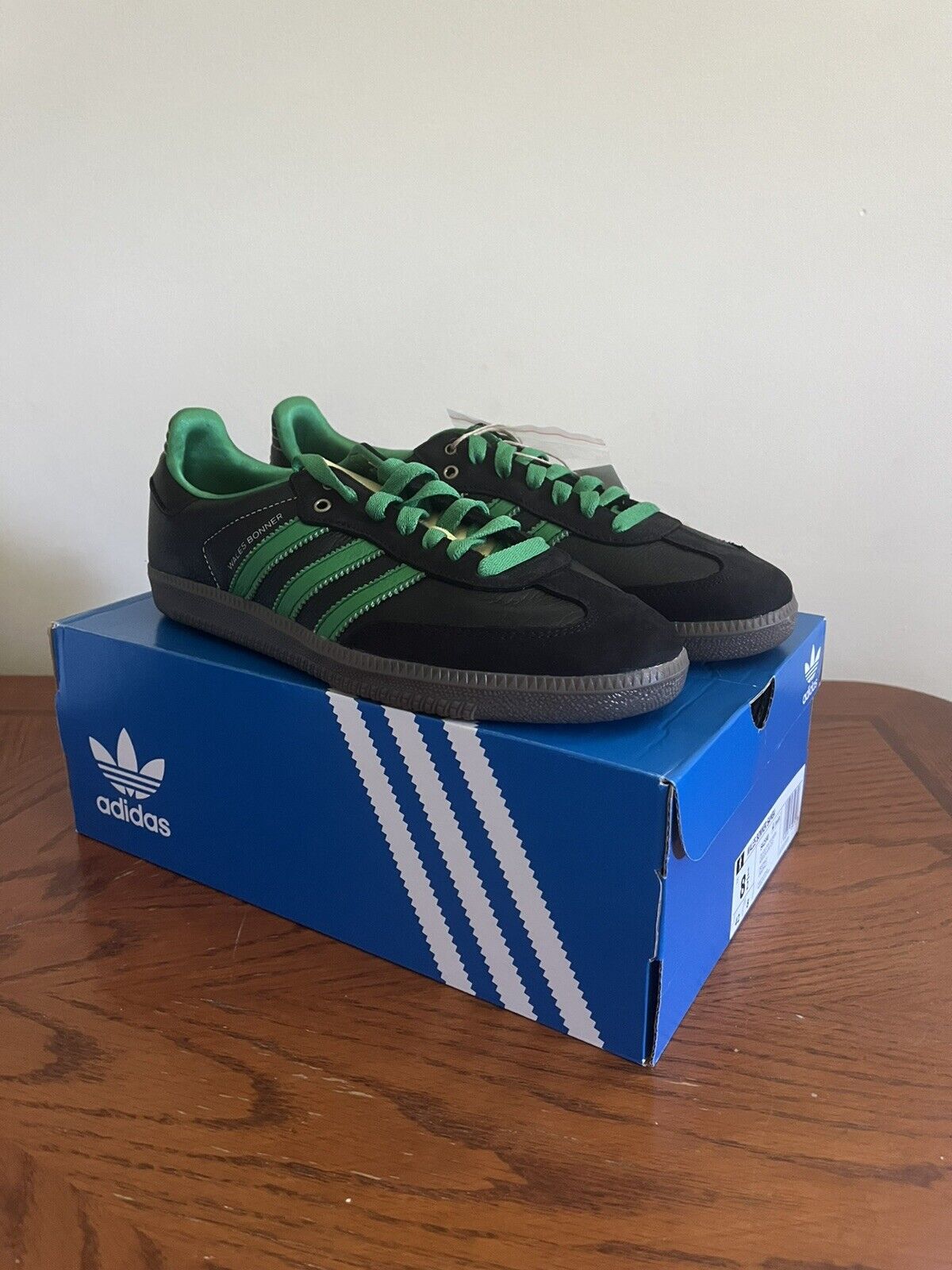 adidas Samba x Bonner Black Green / Mens Size 8.5 | eBay