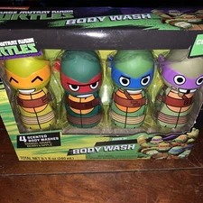 Teenage Mutant Ninja Turtles TMNT Collect Bottles Body Wash Gift Set Nickelodeon