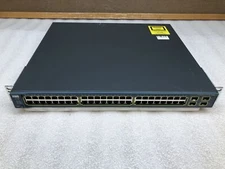 Cisco Catalyst 3560G 48-Port Gigabyte Ethernet 4xSFP 1Gbe Network Switch