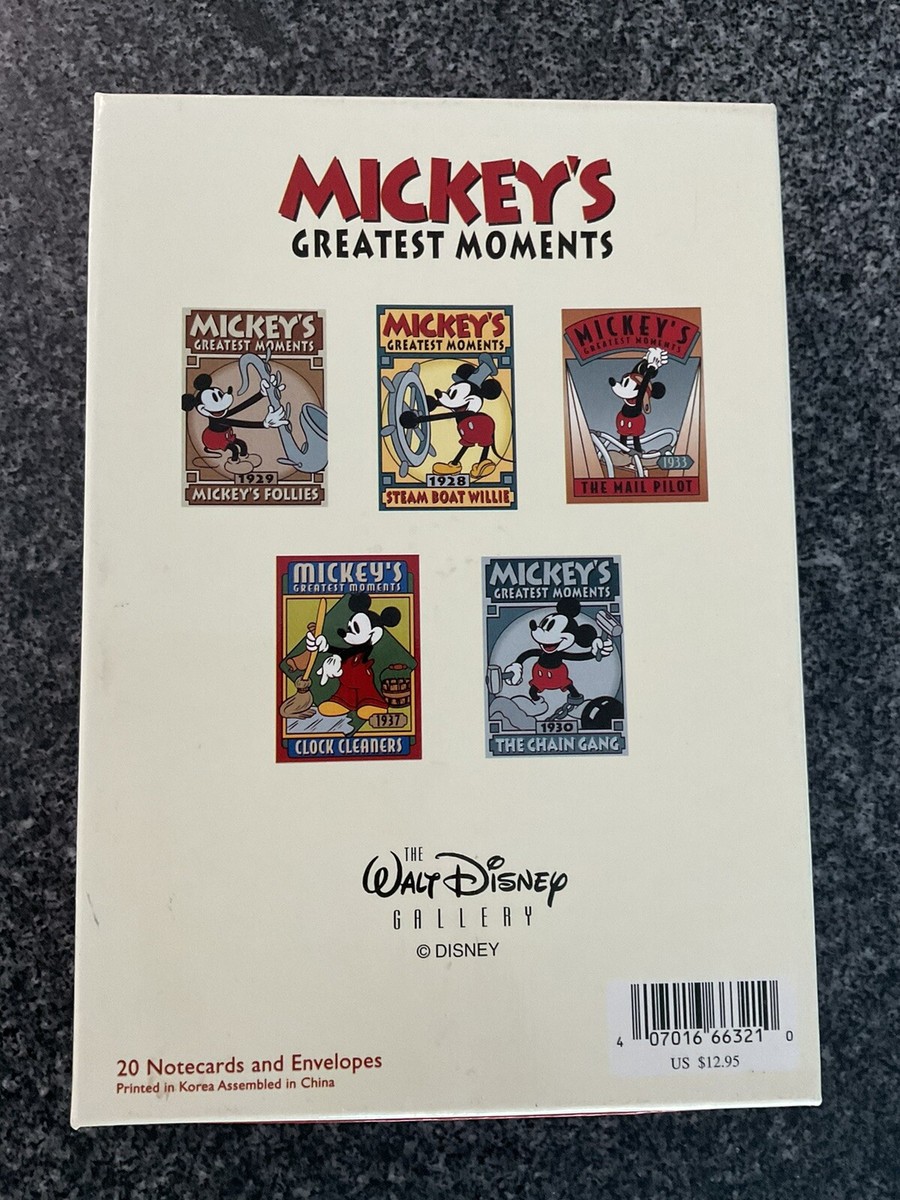 NEW Vintage Disney Mickey's Greatest Moments Steam Boat Willie