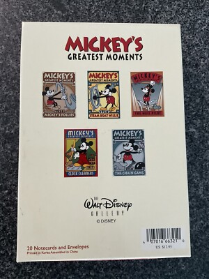 NEW Vintage Disney Mickey's Greatest Moments Steam Boat Willie
