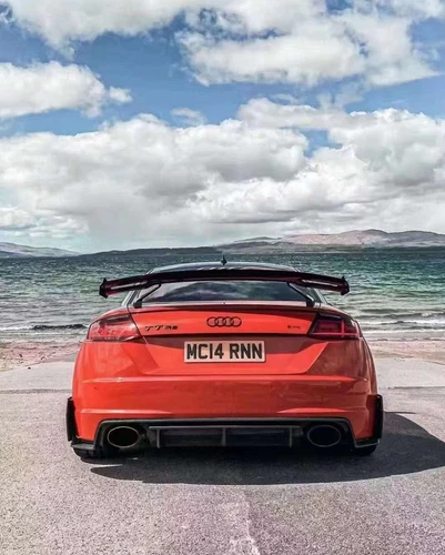 Spoiler bagagliaio TT fibra di carbonio ali posteriori per AUDI TT TTS 8S MK3 R8 2015-2020 - Foto 10 di 10