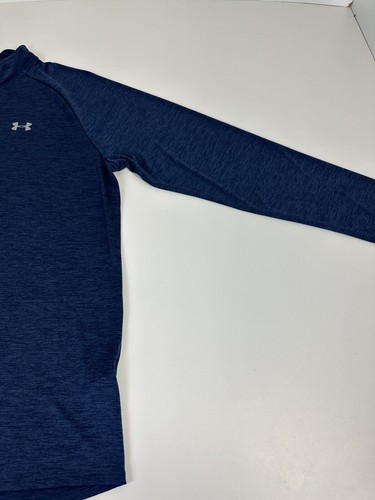 Under Armour Men Sweatshirt UA Tech 1/2 Zip Long Sleeve Pullover Steel Size 3XL - Picture 4 of 19